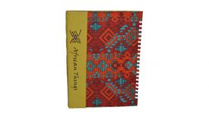 African Things Red Ankara Flap Notebooks