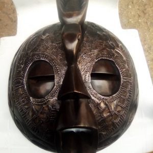 African mask sculpture