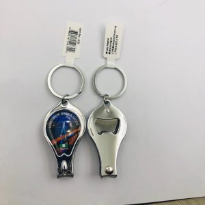 Nail clippers key chain