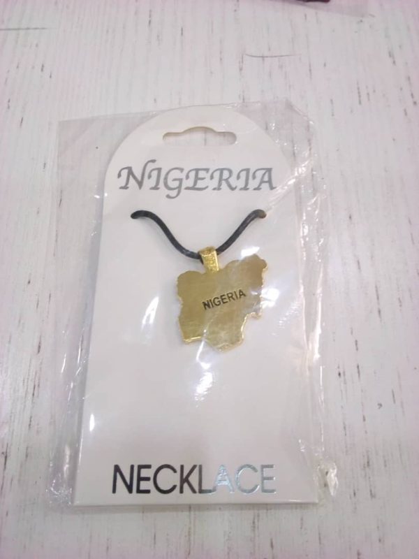 Nigeria map earrings