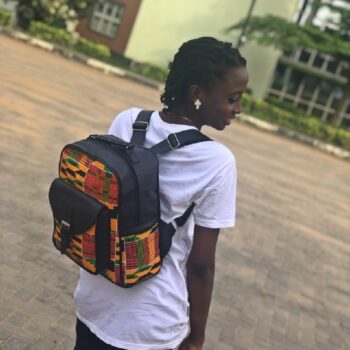 Uzuri Medium African Print Backpack