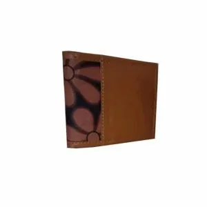 Y Adiah Ankara And Leather Wallet
