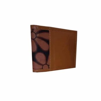 Y Adiah Ankara And Leather Wallet