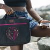 Oju series Lion African print laptop bag