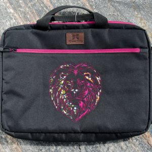 Oju series Lion African print laptop bag