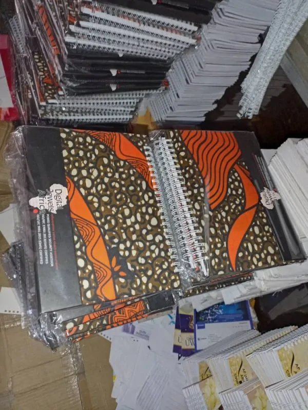 Ankara A5 Flap Notebook