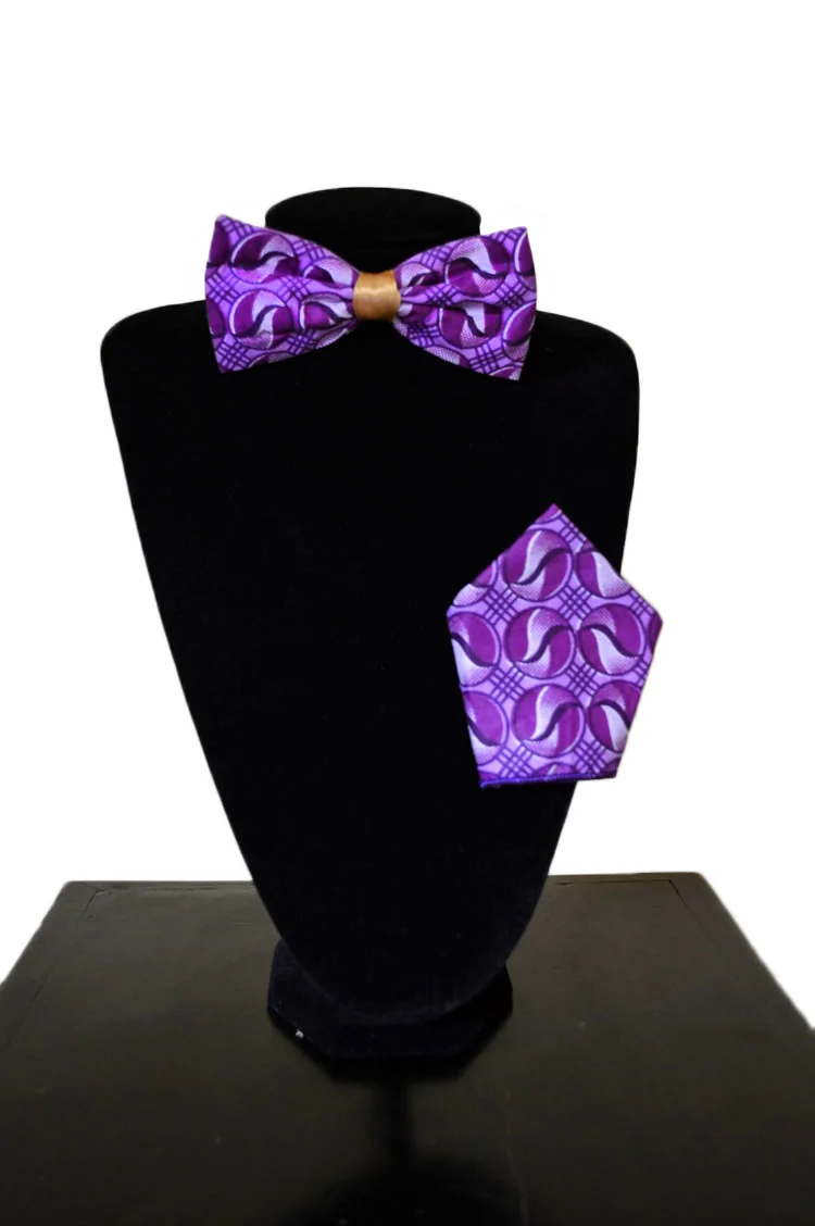 50+ Inexpensive Gifts For The Man Who Has Everything 5 African Things Ankara bow tie and pocket square combo - perfect gift for a man/guy who has everything or wants nothing