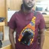 African Print Crossbody Bag