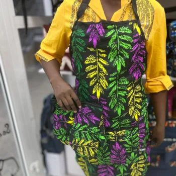 African print Ankara Apron and mitten set