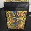 African print suitcase