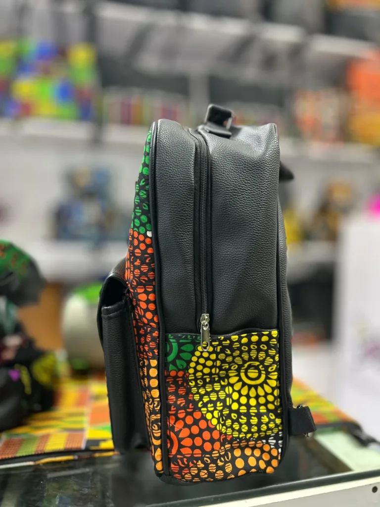 Ankara backpack school bag for sale in Lagos Nigeria, African Things Wholesale and Retail