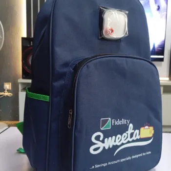 We manufacture premium custom backpacks and school bags branded with your logo — for corporates, NGOs, government agencies, schools, and universities across Nigeria.