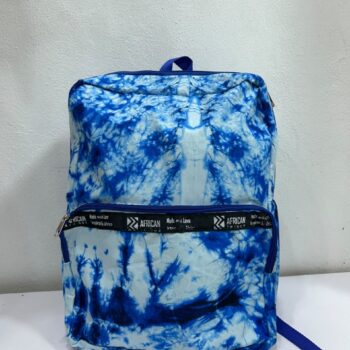 Classic full Ankara backpacks customizable by African Things in Lagos