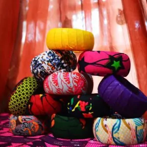 African print Bangle set big