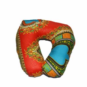 African print neck pillow