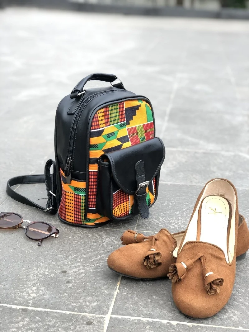 Uzuri Mini African Print Backpack
