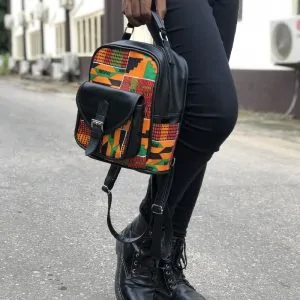 Uzuri African Print Backpack Medium