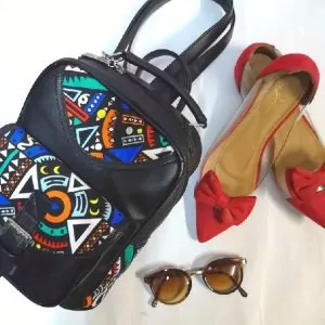 Anstec African Print Backpack