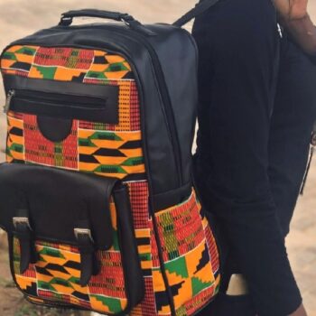 Uzuri big African Print Backpack