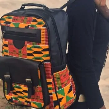 Uzuri big African Print Backpack