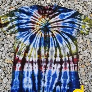 Adire Tie Dye Palm Tshirt