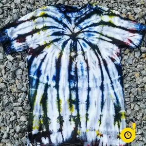 Adire Tie Dye Palm Tshirt