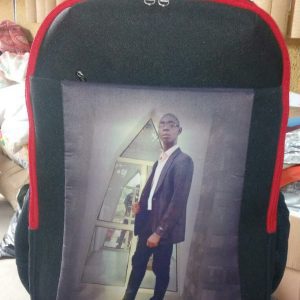 Photoprinted backpack