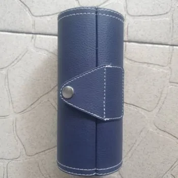 Blue Leather Shoe polishing kit