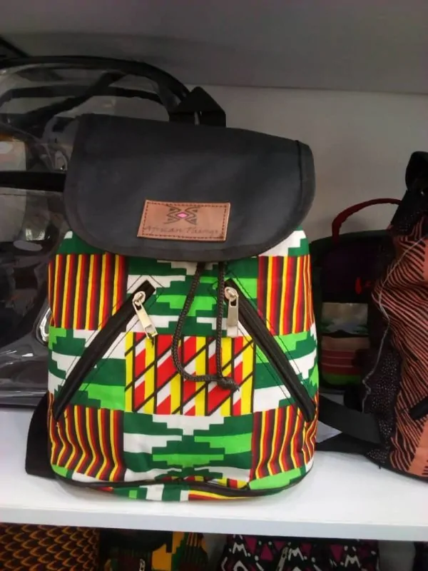 Ada African Print backpack