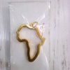 Africa Map Earrings