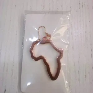 Africa Map Earrings