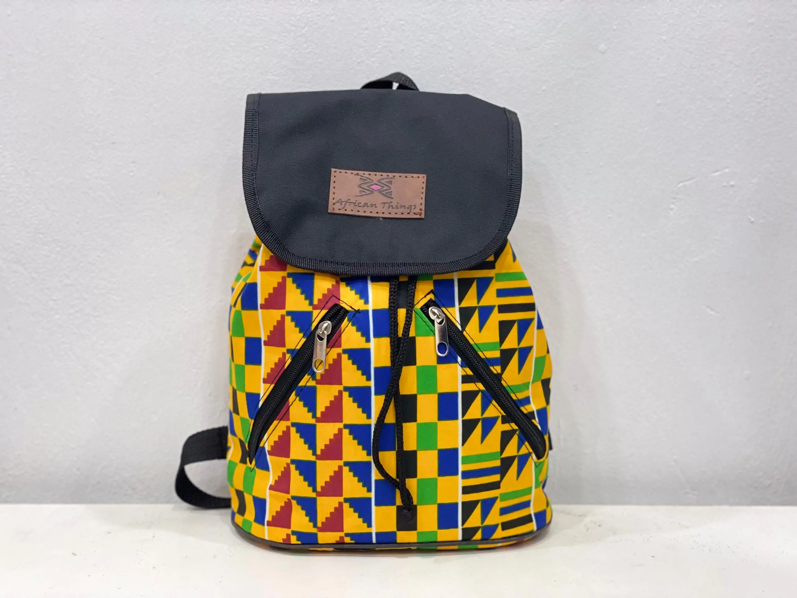 Ada African Print backpack