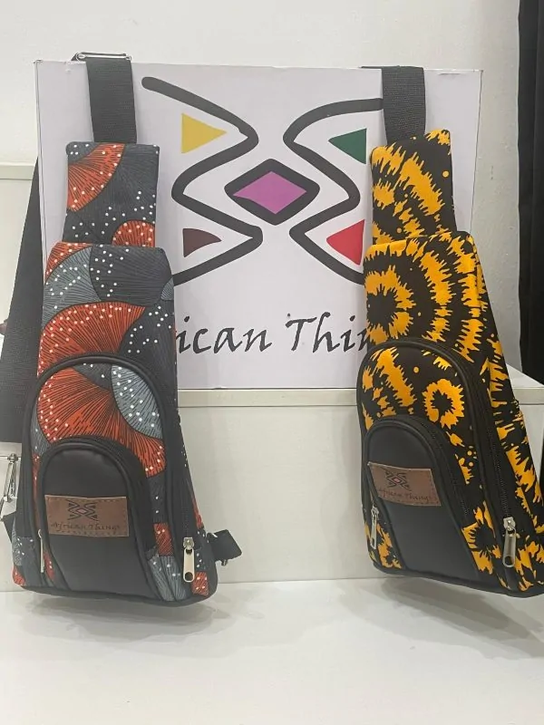 African Print Crossbody Bag