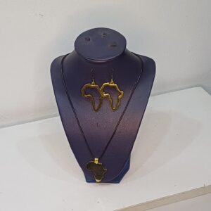 Africa Map Earrings