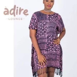 Adire Medium Fringe Dresses