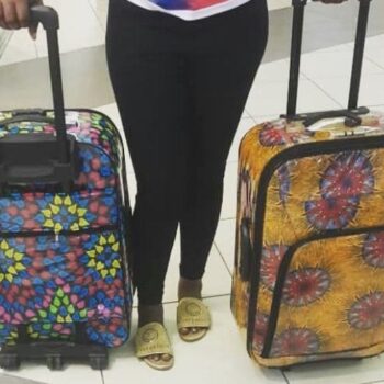 Be Fab African Print (Ankara) Suitcase