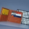 Y Adiah Ankara And Leather Wallet