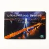 Vibrant Lekki-Ikoyi bridge Lagos, Nigeria magnet, souvenir/keepsakes.