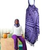 Adire scarf large