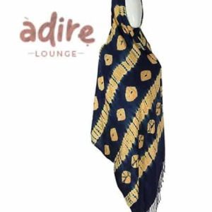 Adire scarf medium