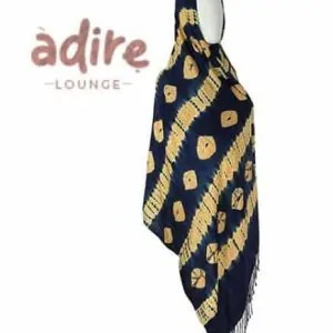 Adire scarf medium