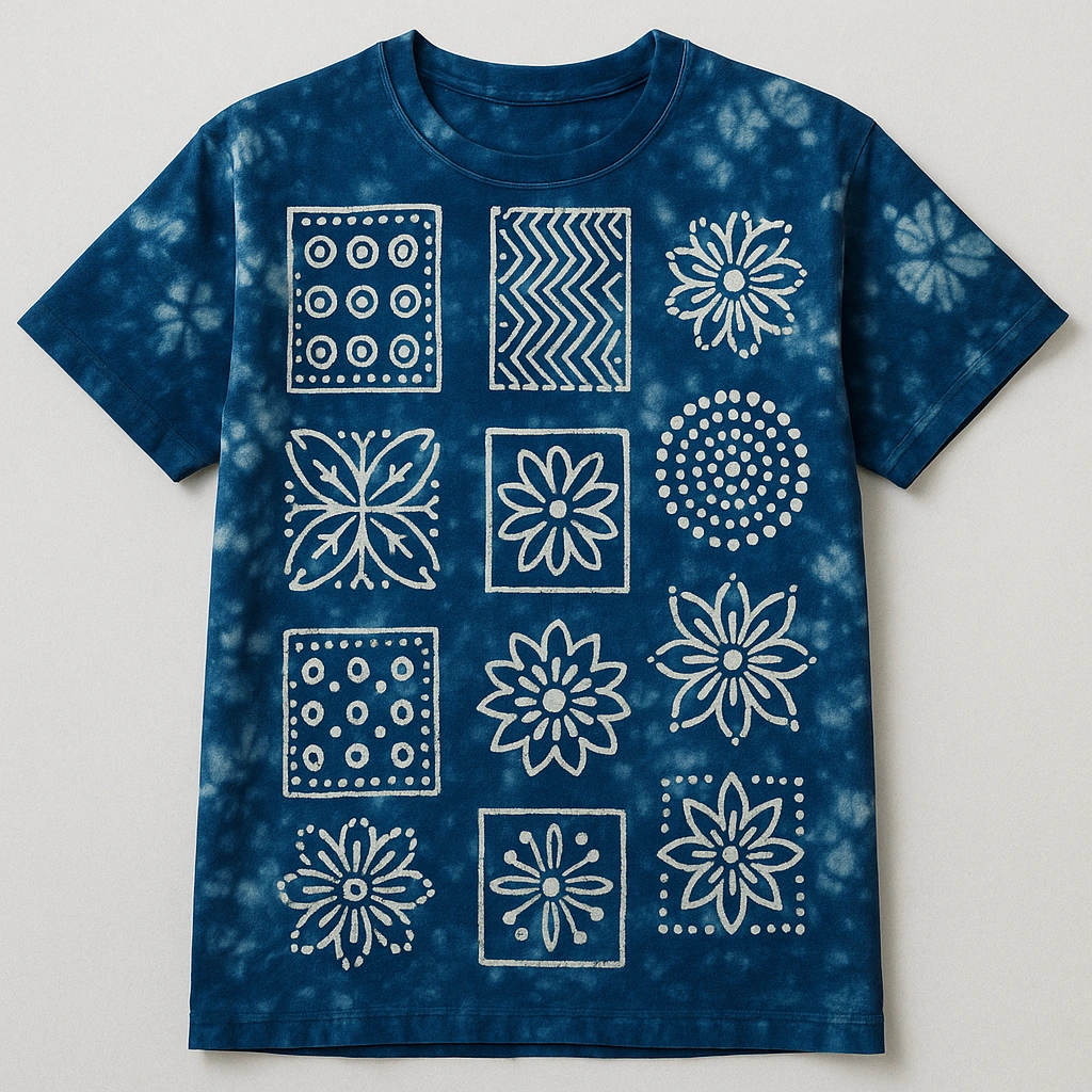 Adire Tie and Dye T-Shirt