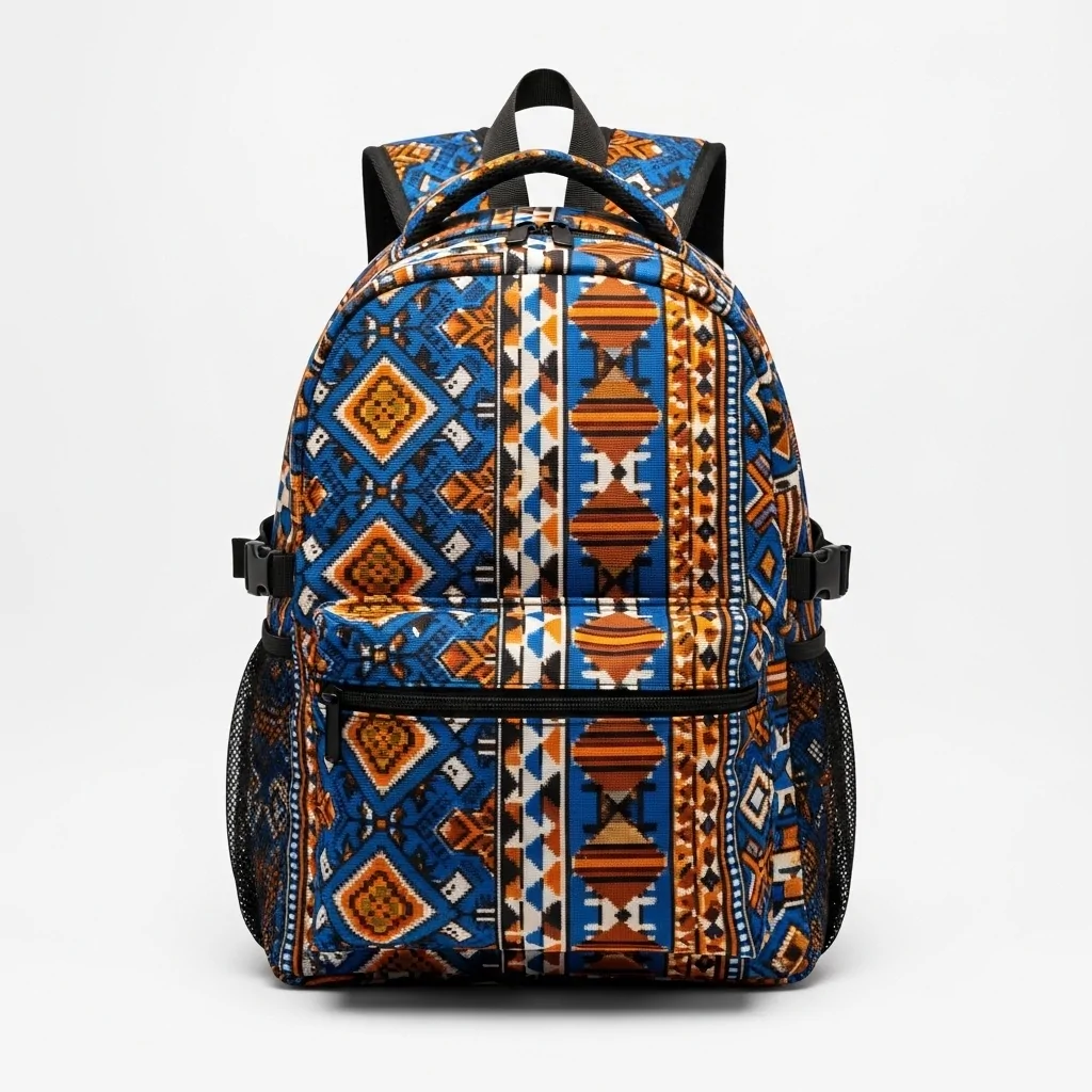 Unisex Ankara backpack - Perfect gift as a surprise romantic gift idea for a boyfriend