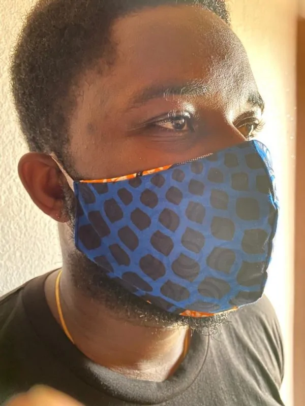 African Print face mask