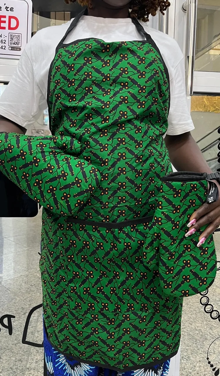 Ankara print Oven and Mitten set
