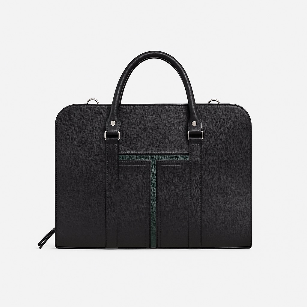 Corporate gift leather laptop bag