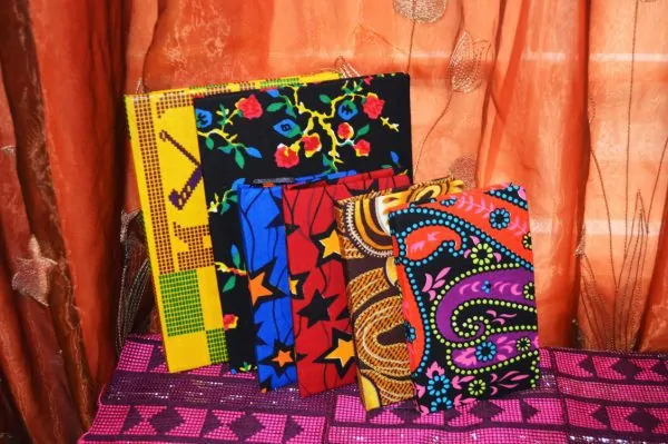 Ankara patterned/styled notebooks of different sizes. Great for souvenir Ideas for corporate events & business.