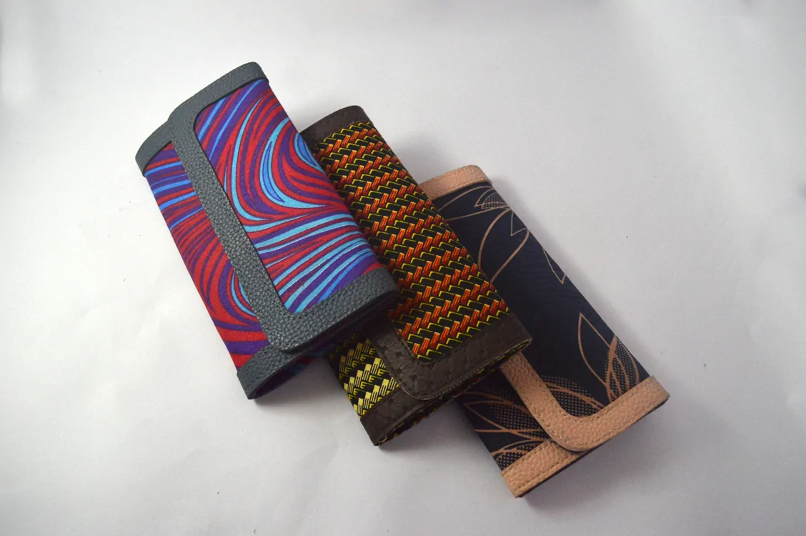 African Print Female Wallets