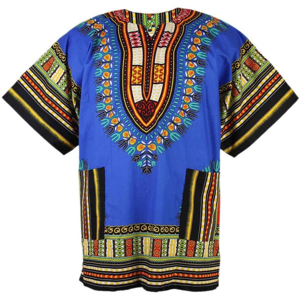 A colorful Dashiki shirt.