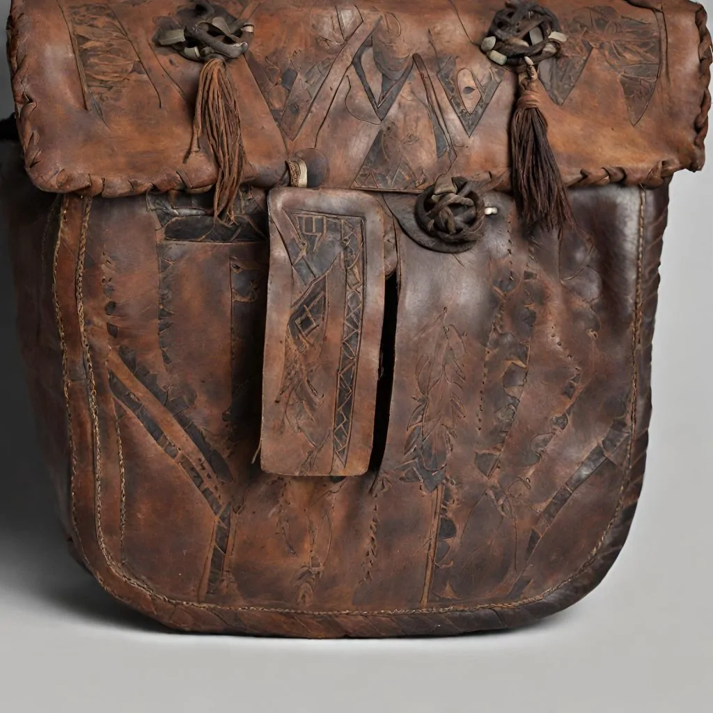 Premium handmade leather bag.